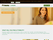 Tablet Screenshot of jobs.fidelity.com