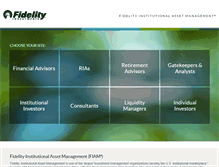 Tablet Screenshot of advisor.fidelity.com