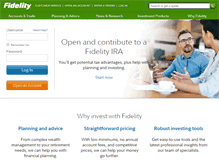 Tablet Screenshot of fidelity.com